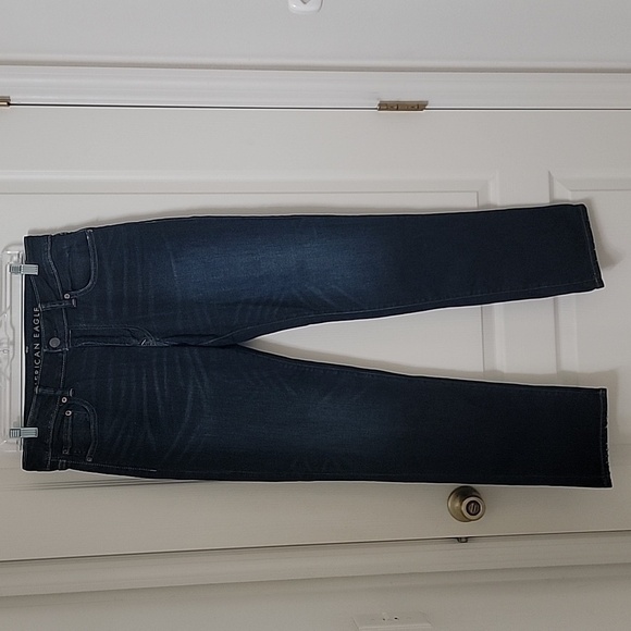 American Eagle Size 32x32 Ne(x)t Level Flex Dark Wash Slim Blue Jeans, Exc. Cond - Picture 9 of 12
